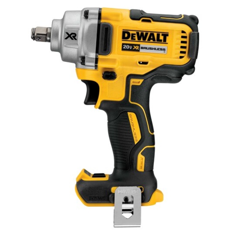DEWALT 20V MAX* XR 1/2 Mid-Range Cordless Impact Wrench w/ Hog Ring Anvil (Tool Only)
