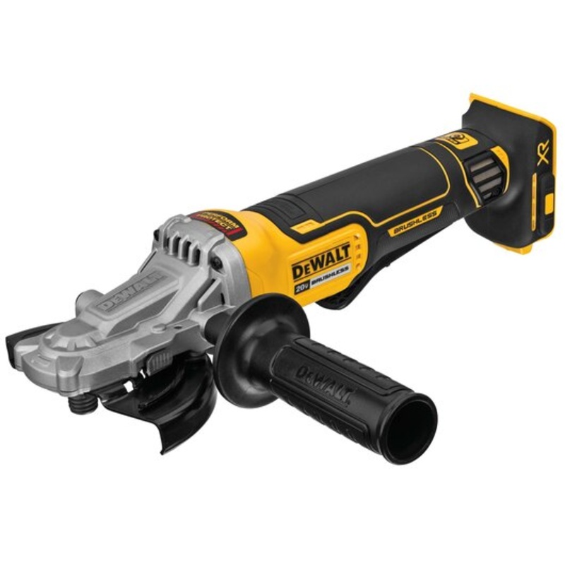 DEWALT 20V MAX* XR 5 Flathead Paddle Switch Small Angle Grinder (Tool Only)