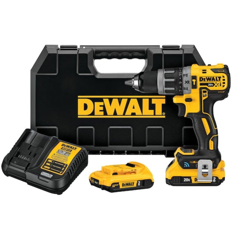 DEWALT 20V MAX* XR Compact Hammer Drill w/ TOOL CONNECT Kit