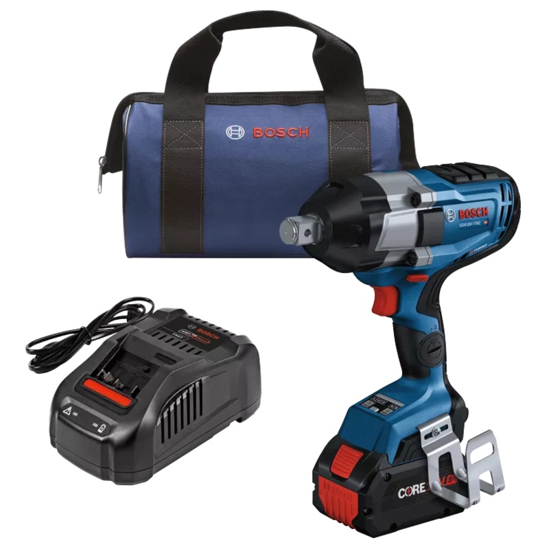 BOSCH PROFACTOR 18V Connected 3/4 Impact Wrench w/ Friction Ring & Thru-Hole Kit