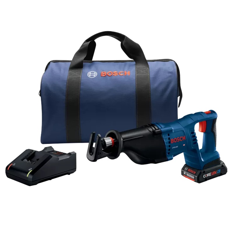 BOSCH 18V 1-1/8 D-Handle Reciprocating Saw Kit