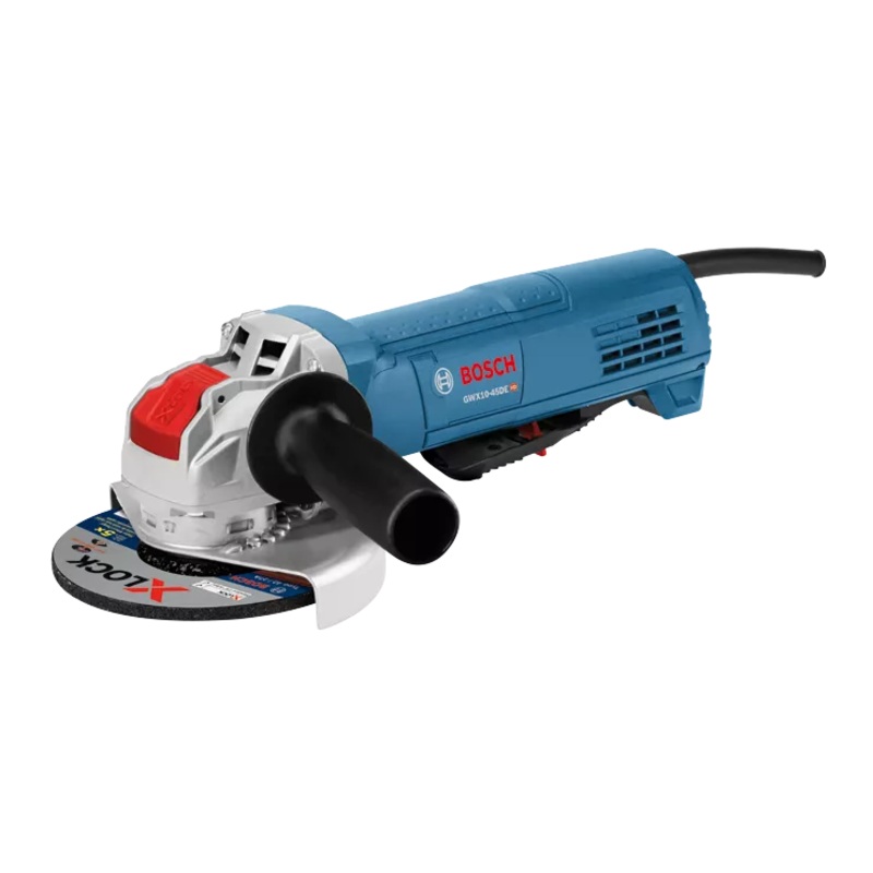 BOSCH 4-1/2 X-LOCK Ergonomic Angle Grinder w/ No Lock-On Paddle Switch