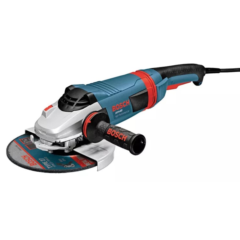 BOSCH 7 15 A High Performance Large Angle Grinder w/ No Lock-On Switch