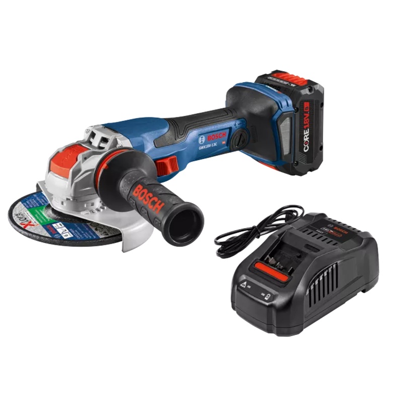 BOSCH PROFACTOR 18V X-LOCK Connected-Ready 5  6 Angle Grinder Kit