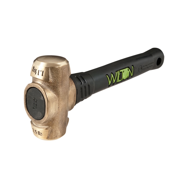 WILTON 2-1/2 lb Head, 12 B.A.S.H Brass Hammer