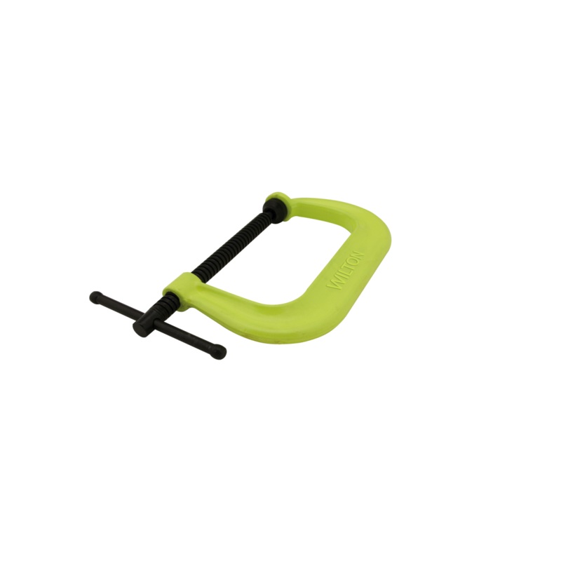 WILTON 400 Series Hi-Vis Safety C-Clamp 0 – 2-1/8 Jaw Opening, 2-1/4 Throat Depth