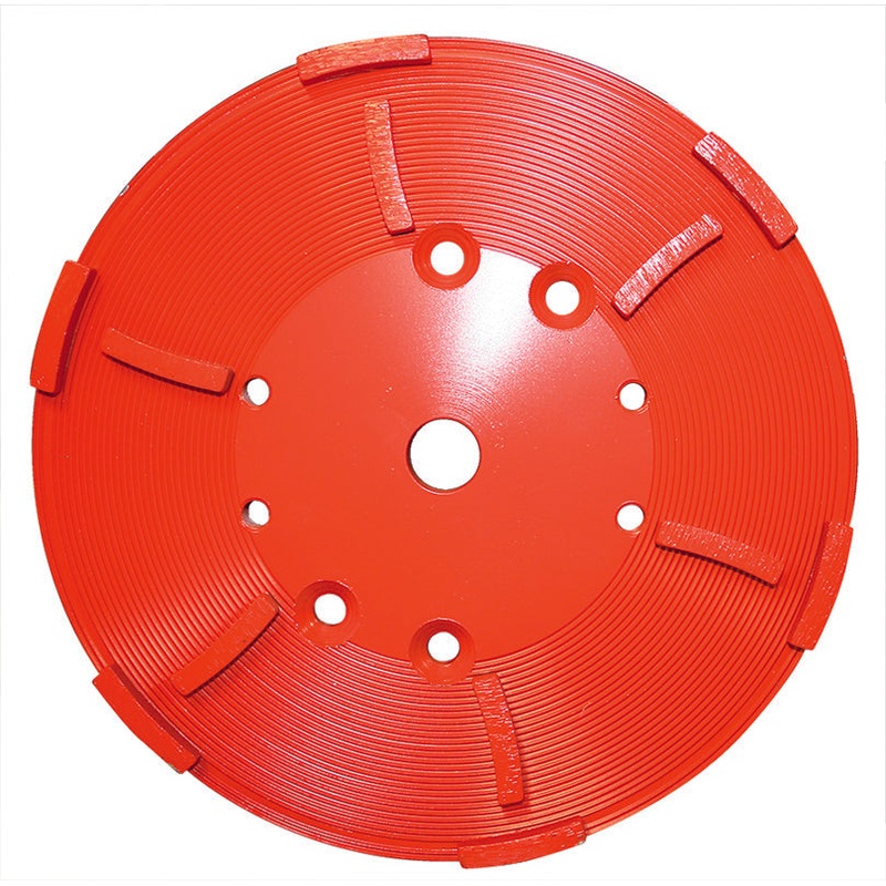 10 Heavy Duty Orange Grinding Heads
