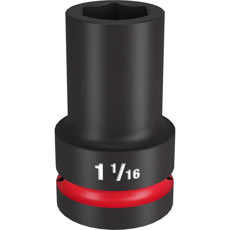 MILWAUKEE SHOCKWAVE Impact Duty 1 Drive 1-1/16 Standard 6 Point Socket