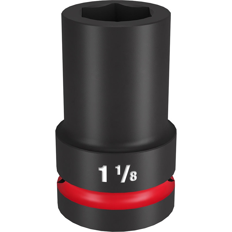 MILWAUKEE SHOCKWAVE Impact Duty 1 Drive 1-1/8 Standard 6 Point Socket