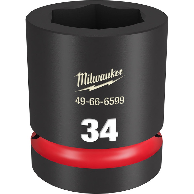 MILWAUKEE SHOCKWAVE Impact Duty 1 Drive 34MM Standard 6 Point Socket