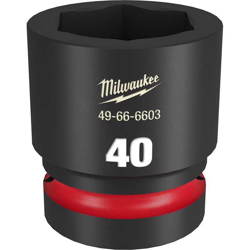 MILWAUKEE SHOCKWAVE Impact Duty 1 Drive 40MM Standard 6 Point Socket