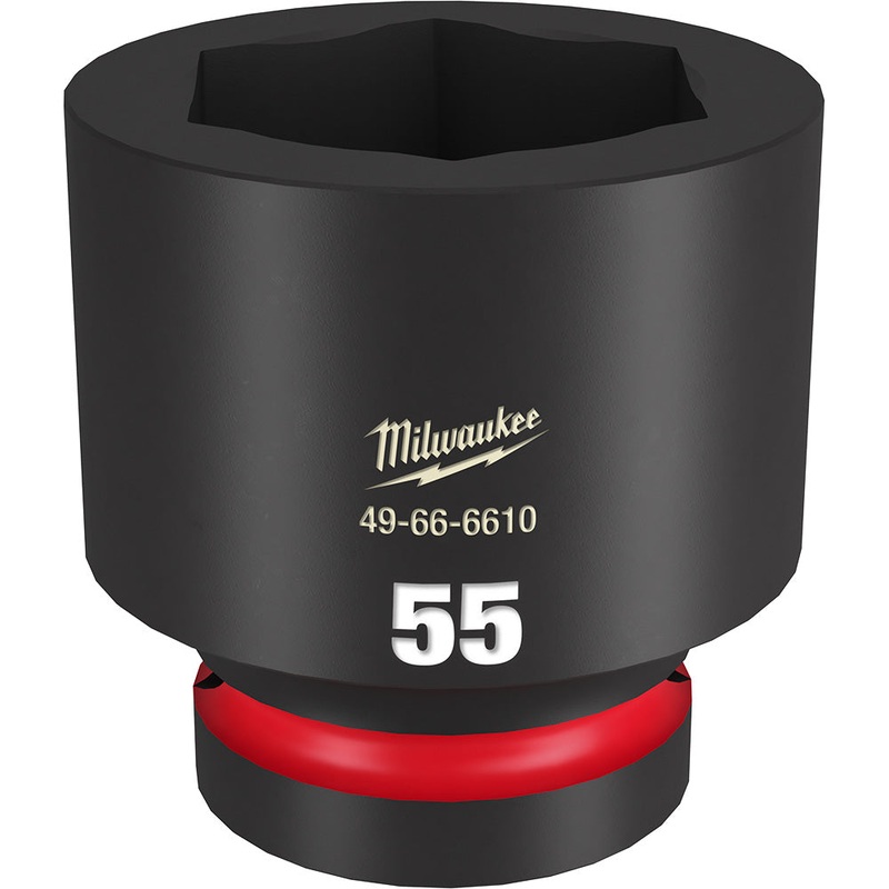 MILWAUKEE SHOCKWAVE Impact Duty 1 Drive 55MM Standard 6 Point Socket
