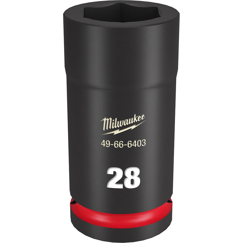 MILWAUKEE SHOCKWAVE Impact Duty 3/4 Drive 28MM Deep 6 Point Socket