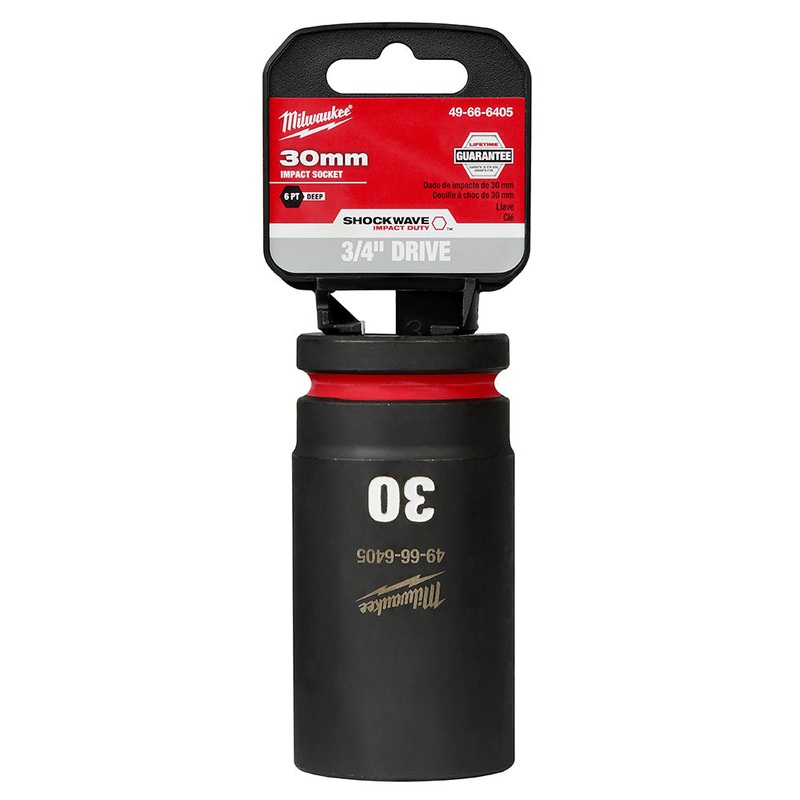 MILWAUKEE SHOCKWAVE Impact Duty 3/4 Drive 30MM Deep 6 Point Socket