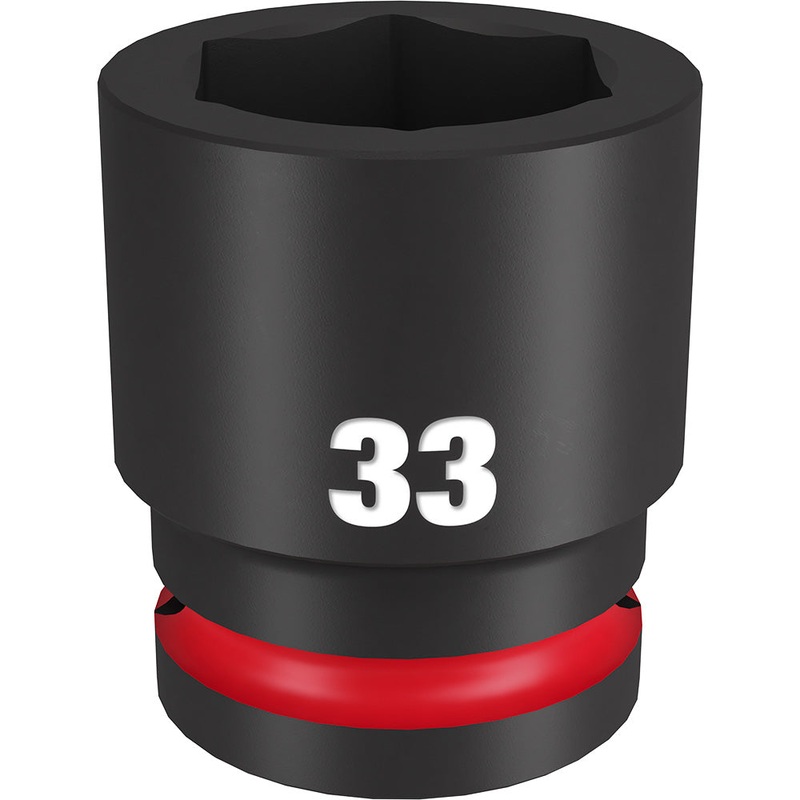MILWAUKEE SHOCKWAVE Impact Duty 3/4 Drive 33MM Standard 6 Point Socket