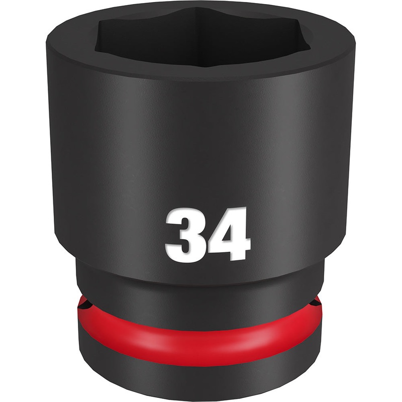 MILWAUKEE SHOCKWAVE Impact Duty 3/4 Drive 34MM Standard 6 Point Socket