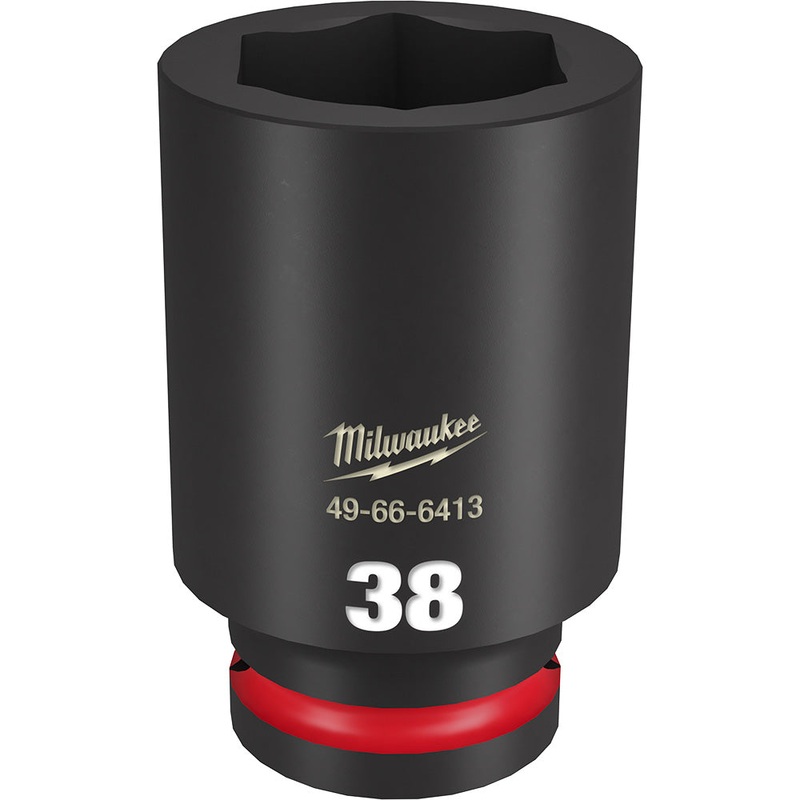 MILWAUKEE SHOCKWAVE Impact Duty 3/4 Drive 38MM Deep 6 Point Socket