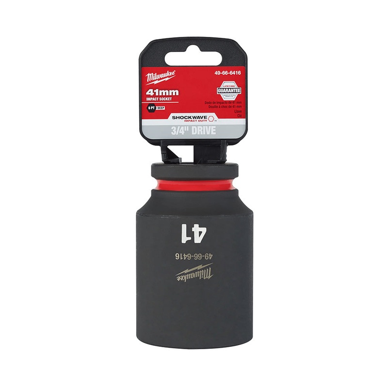 MILWAUKEE SHOCKWAVE Impact Duty 3/4 Drive 41MM Deep 6 Point Socket
