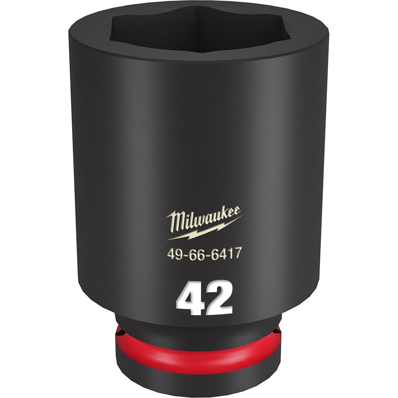 MILWAUKEE SHOCKWAVE Impact Duty 3/4 Drive 42MM Deep 6 Point Socket