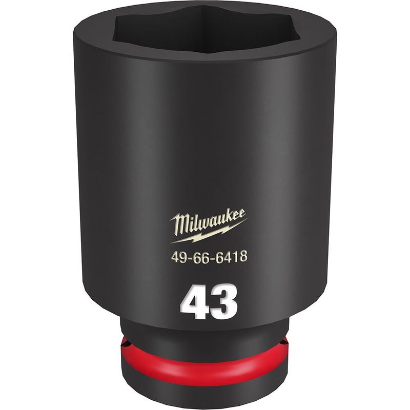 MILWAUKEE SHOCKWAVE Impact Duty 3/4 Drive 43MM Deep 6 Point Socket