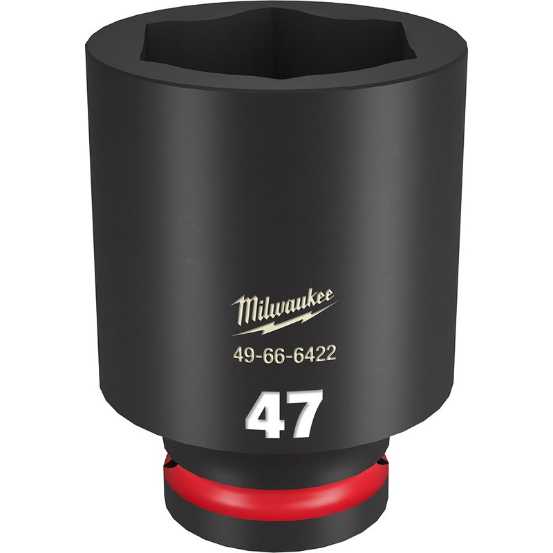 MILWAUKEE SHOCKWAVE Impact Duty 3/4 Drive 47MM Deep 6 Point Socket