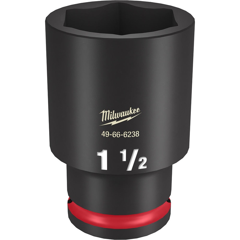 MILWAUKEE SHOCKWAVE Impact Duty 1/2 Drive 1-1/2 Deep 6 Point Socket
