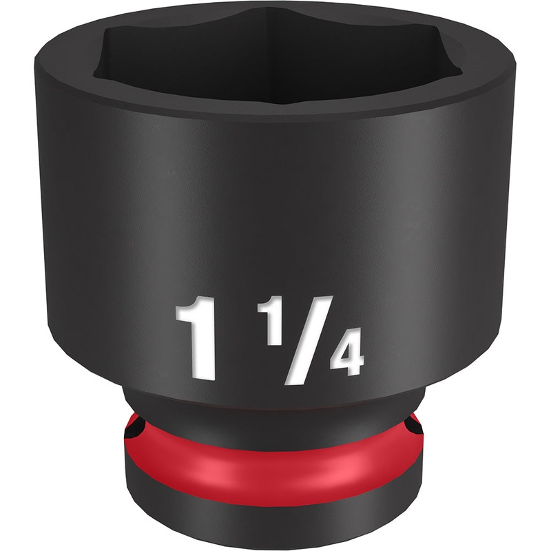MILWAUKEE SHOCKWAVE Impact Duty 1/2 Drive 1-1/4 Standard 6 Point Socket