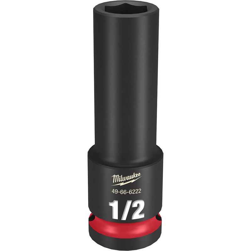MILWAUKEE SHOCKWAVE Impact Duty 1/2 Drive 1/2 Deep 6 Point Socket