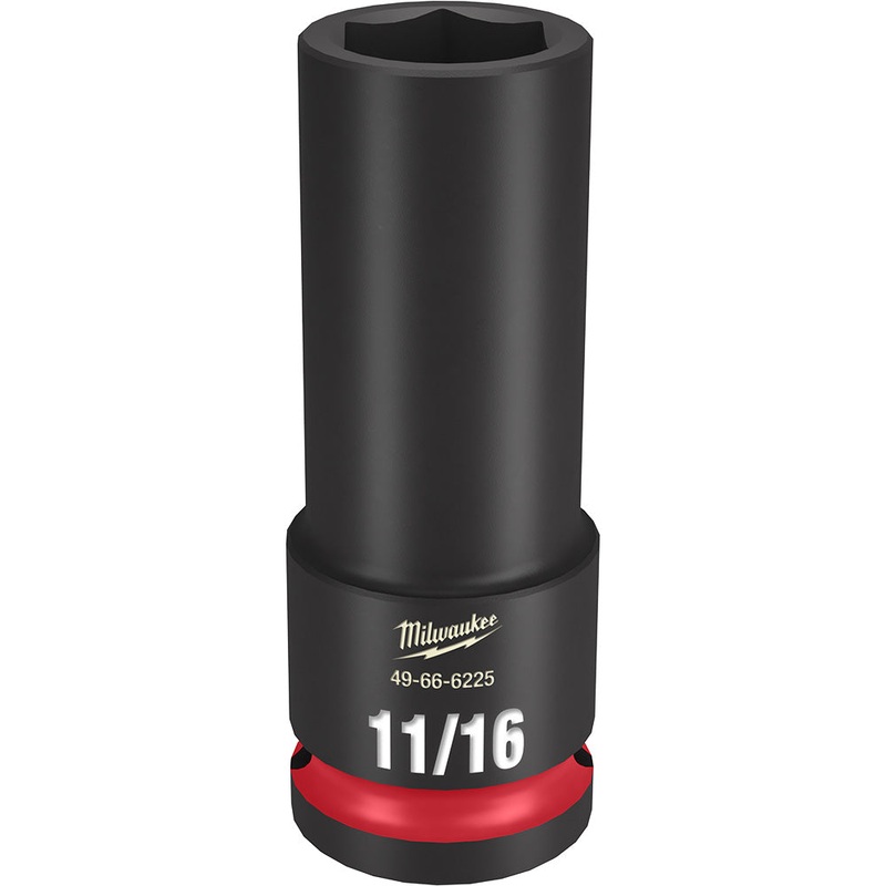 MILWAUKEE SHOCKWAVE Impact Duty 1/2 Drive 11/16 Deep 6 Point Socket