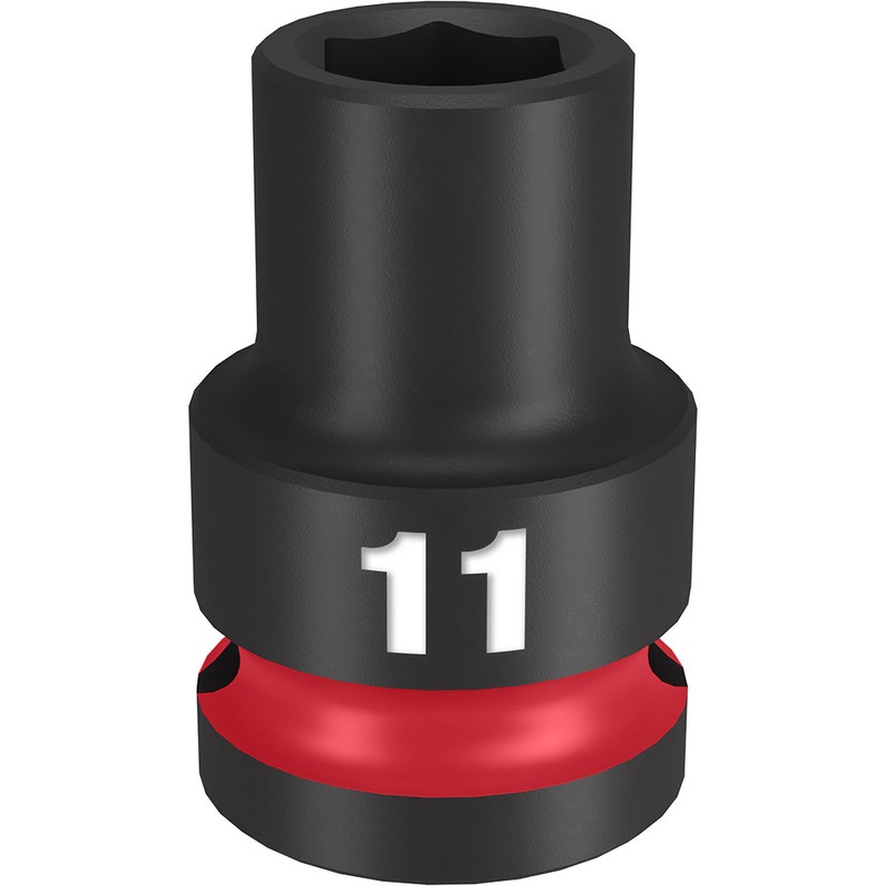 MILWAUKEE SHOCKWAVE Impact Duty 1/2 Drive 11MM Standard 6 Point Socket