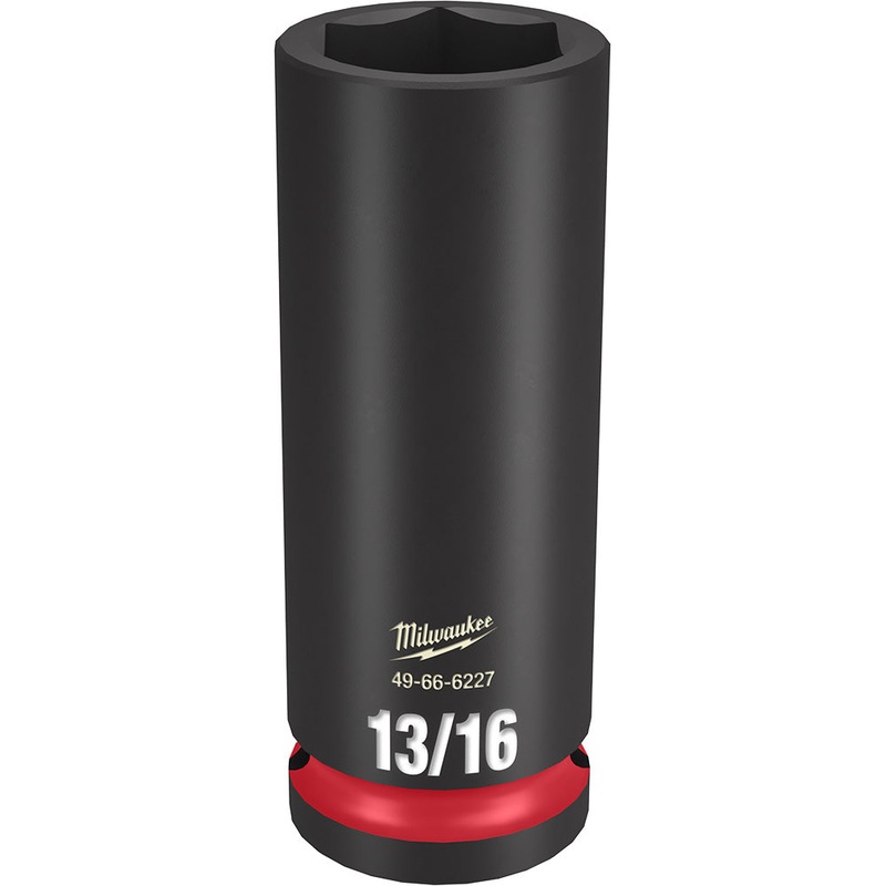 MILWAUKEE SHOCKWAVE Impact Duty 1/2 Drive 13/16 Deep 6 Point Socket