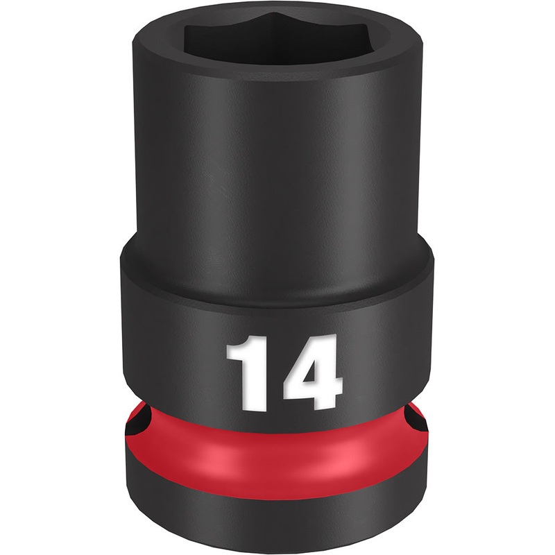 MILWAUKEE SHOCKWAVE Impact Duty 1/2 Drive 14MM Standard 6 Point Socket