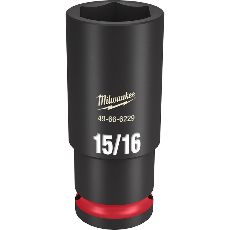 MILWAUKEE SHOCKWAVE Impact Duty 1/2 Drive 15/16 Deep 6 Point Socket
