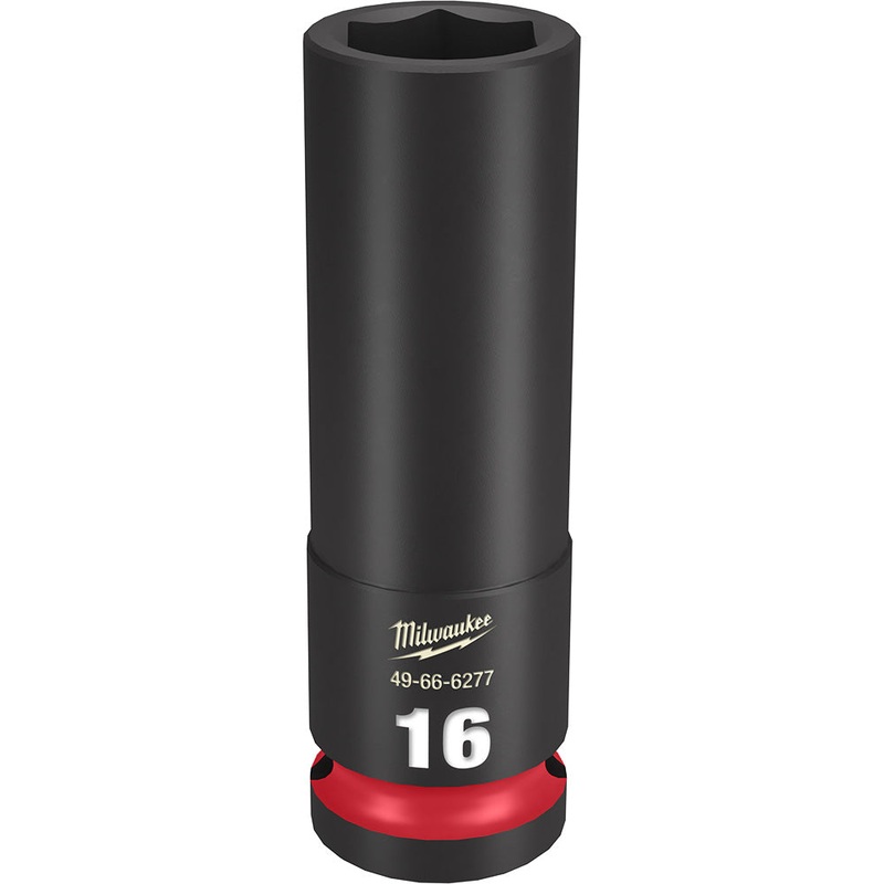 MILWAUKEE SHOCKWAVE Impact Duty 1/2 Drive 16MM Deep 6 Point Socket
