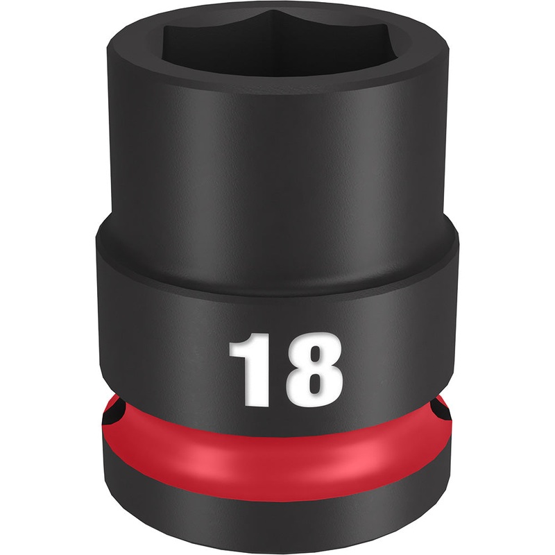 MILWAUKEE SHOCKWAVE Impact Duty 1/2 Drive 18MM Standard 6 Point Socket