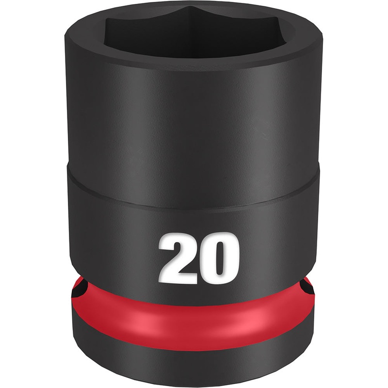 MILWAUKEE SHOCKWAVE Impact Duty 1/2 Drive 20MM Standard 6 Point Socket