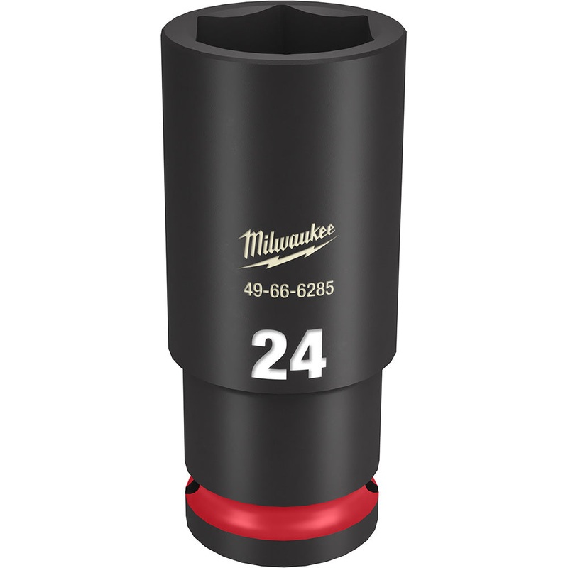 MILWAUKEE SHOCKWAVE Impact Duty 1/2 Drive 24MM Deep 6 Point Socket