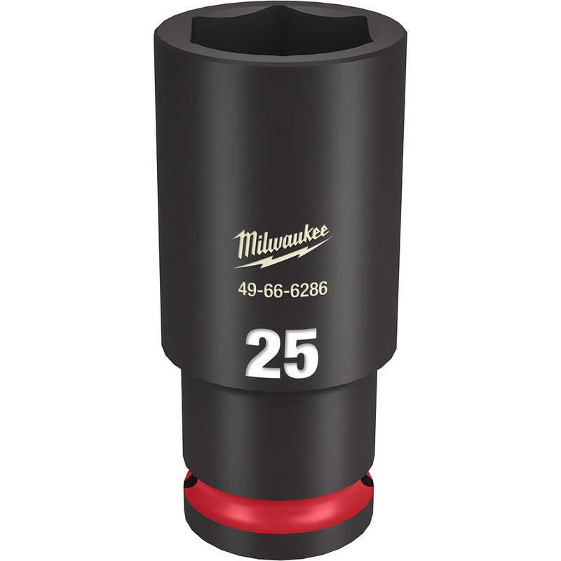 MILWAUKEE SHOCKWAVE Impact Duty 1/2 Drive 25MM Deep 6 Point Socket