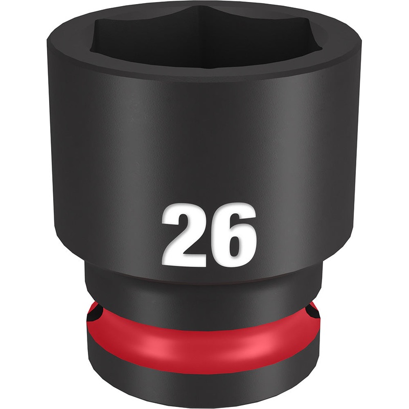 MILWAUKEE SHOCKWAVE Impact Duty 1/2 Drive 26MM Standard 6 Point Socket