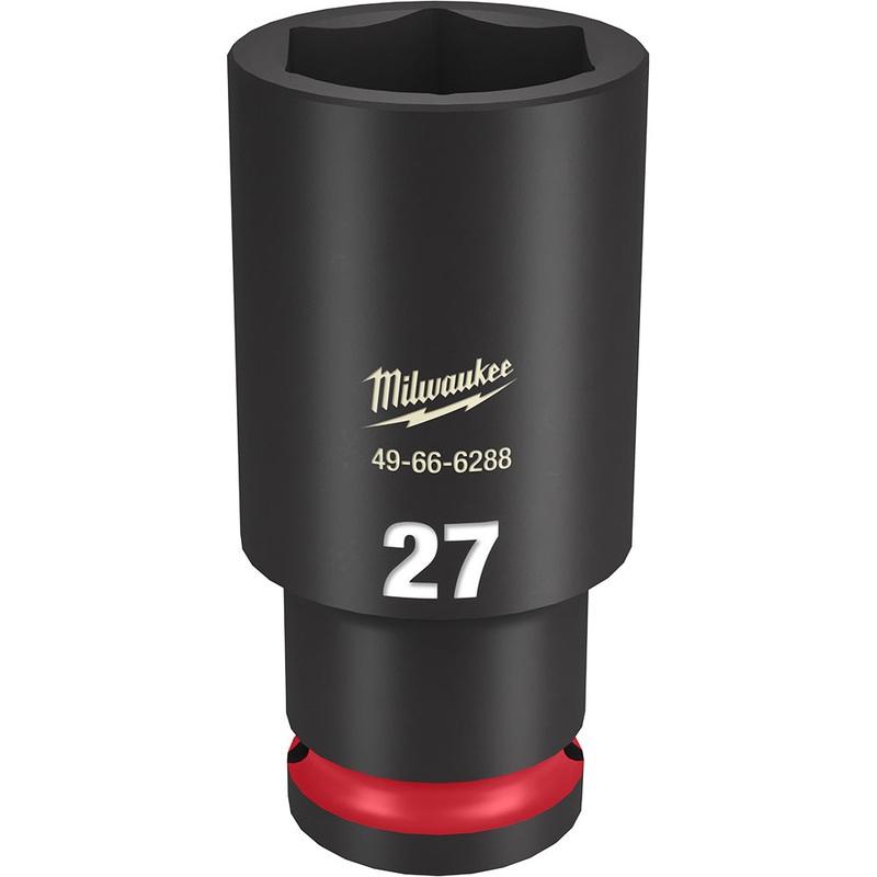 MILWAUKEE SHOCKWAVE Impact Duty 1/2 Drive 27MM Deep 6 Point Socket