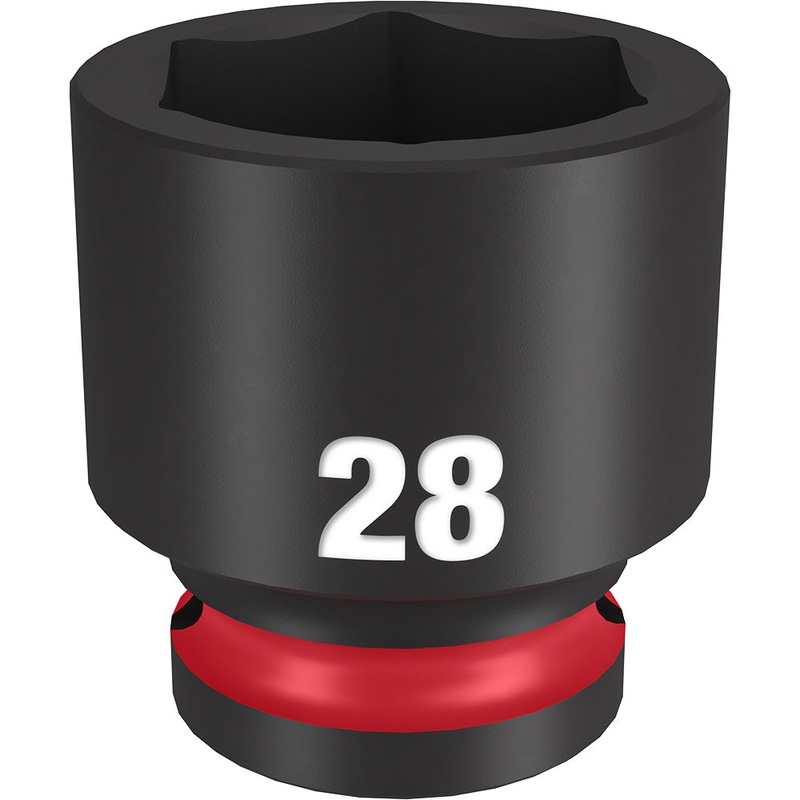 MILWAUKEE SHOCKWAVE Impact Duty 1/2 Drive 28MM Standard 6 Point Socket