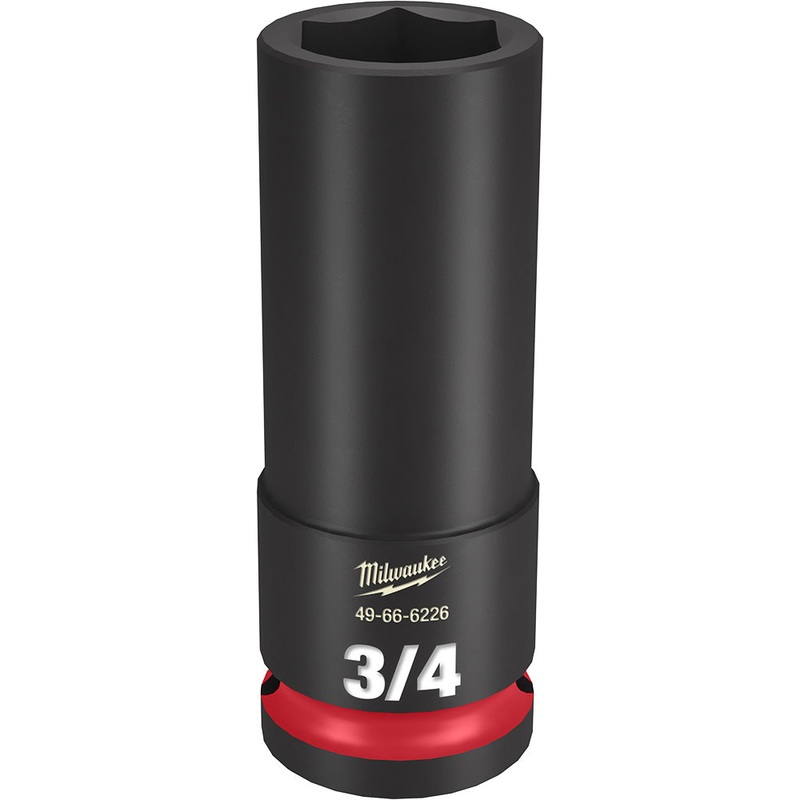 MILWAUKEE SHOCKWAVE Impact Duty 1/2 Drive 3/4 Deep 6 Point Socket