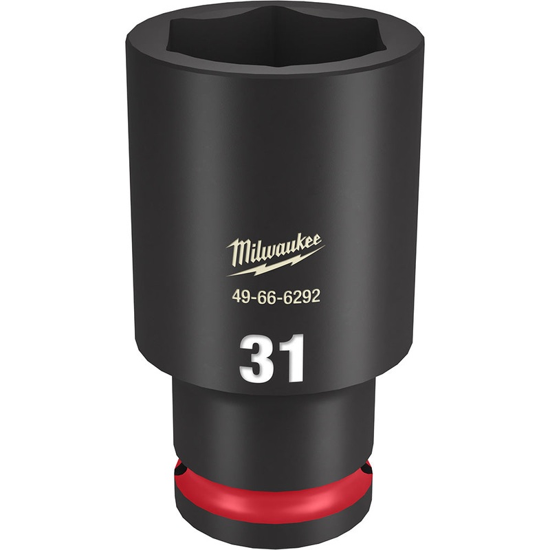 MILWAUKEE SHOCKWAVE Impact Duty 1/2 Drive 31MM Deep 6 Point Socket
