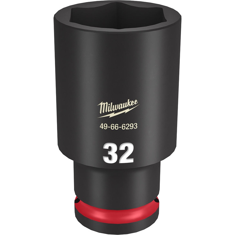 MILWAUKEE SHOCKWAVE Impact Duty 1/2 Drive 32MM Deep 6 Point Socket