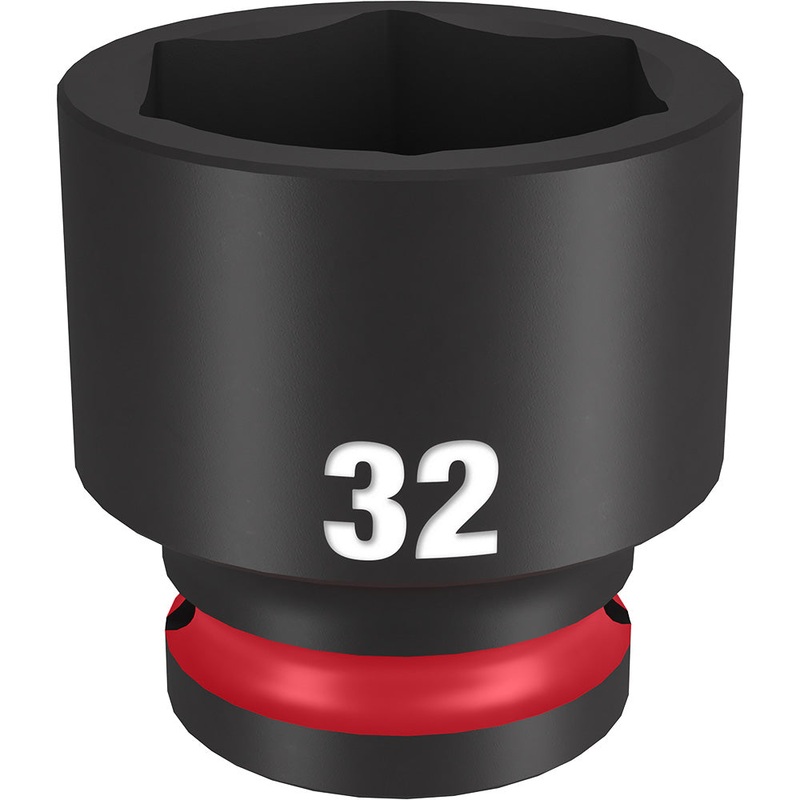 MILWAUKEE SHOCKWAVE Impact Duty 1/2 Drive 32MM Standard 6 Point Socket