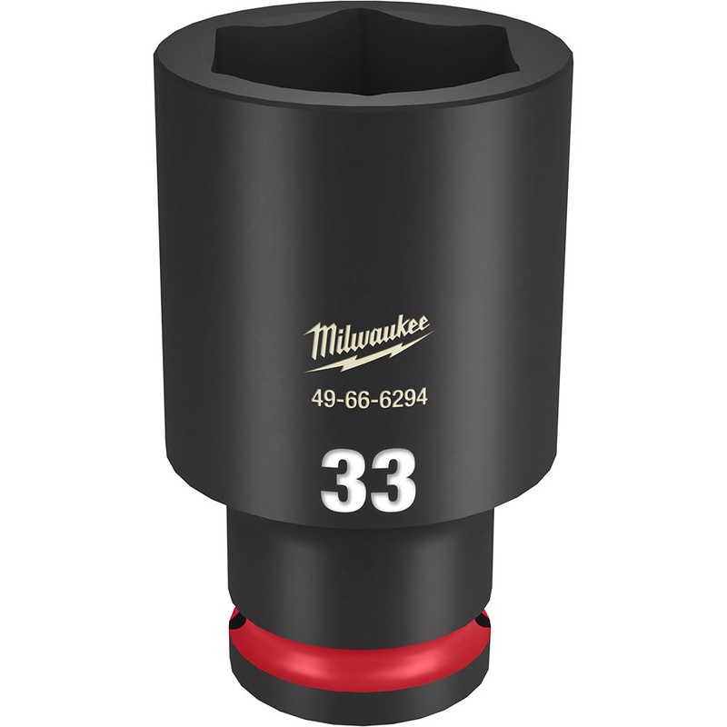 MILWAUKEE SHOCKWAVE Impact Duty 1/2 Drive 33MM Deep 6 Point Socket