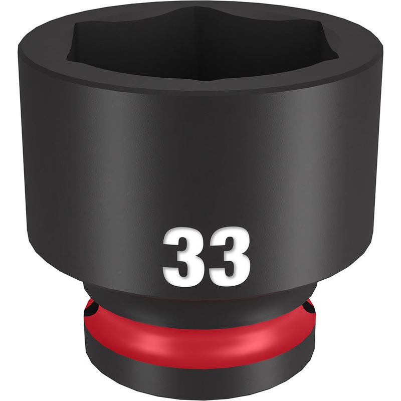 MILWAUKEE SHOCKWAVE Impact Duty 1/2 Drive 33MM Standard 6 Point Socket