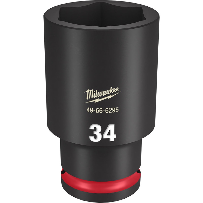 MILWAUKEE SHOCKWAVE Impact Duty 1/2 Drive 34MM Deep 6 Point Socket
