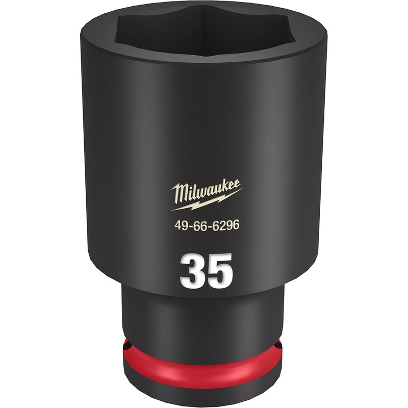 MILWAUKEE SHOCKWAVE Impact Duty 1/2 Drive 35MM Deep 6 Point Socket