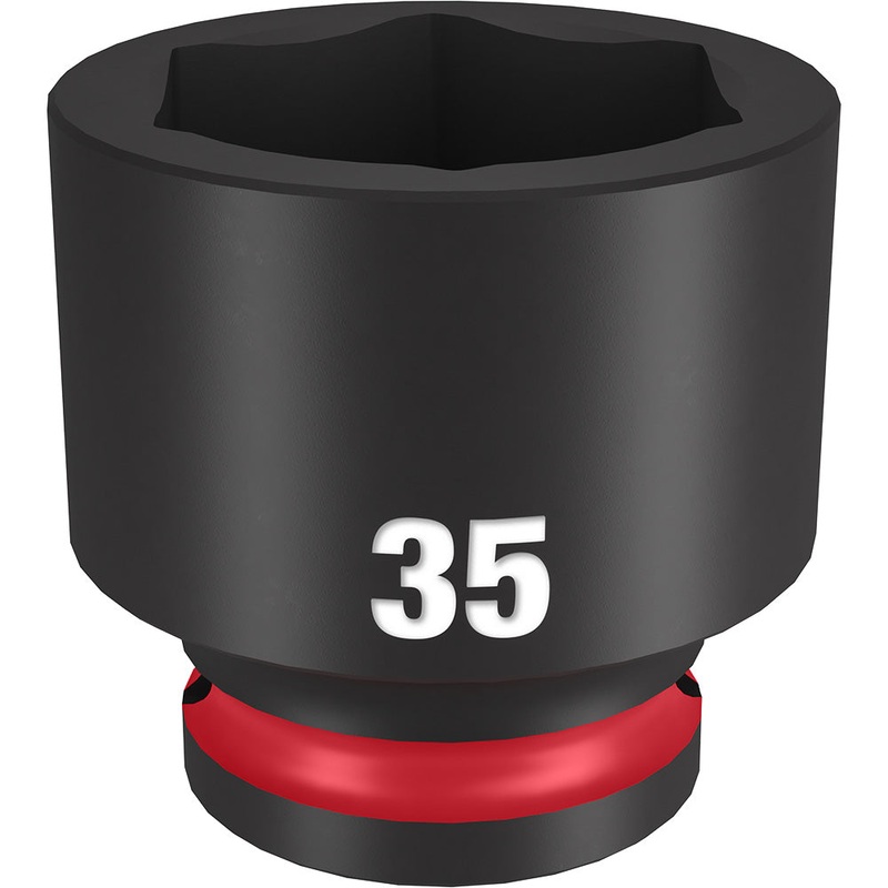 MILWAUKEE SHOCKWAVE Impact Duty 1/2 Drive 35MM Standard 6 Point Socket